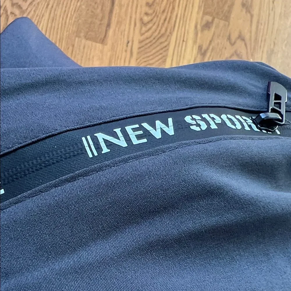 New Sport Men's Black Athletic Shorts 32